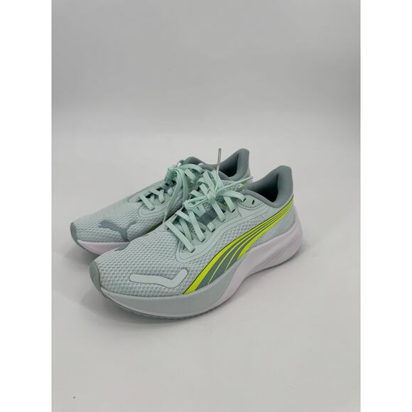 Puma Women's Pounce Lite Lace Up Green Athletic Running Shoes Size 7.5 - Picture 3 of 11